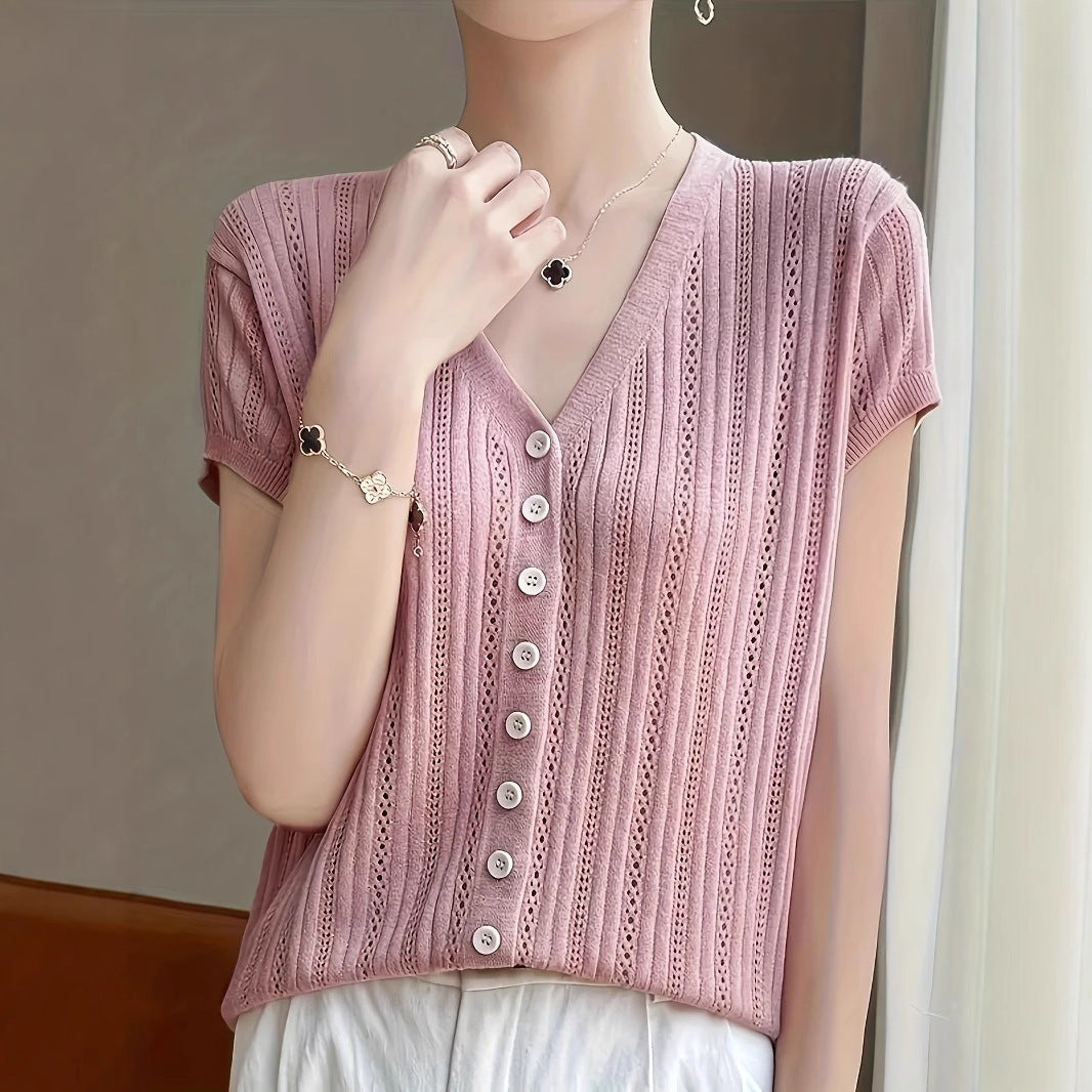 Women's Outer Wear Elegant Simple Western Style Slimming Knitted Cardigans
