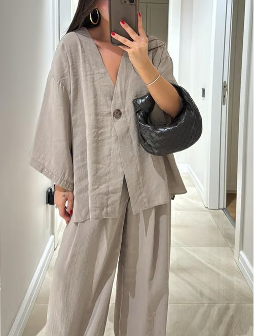 Charming Classy Women's Loose-fitting Wide Leg Tops