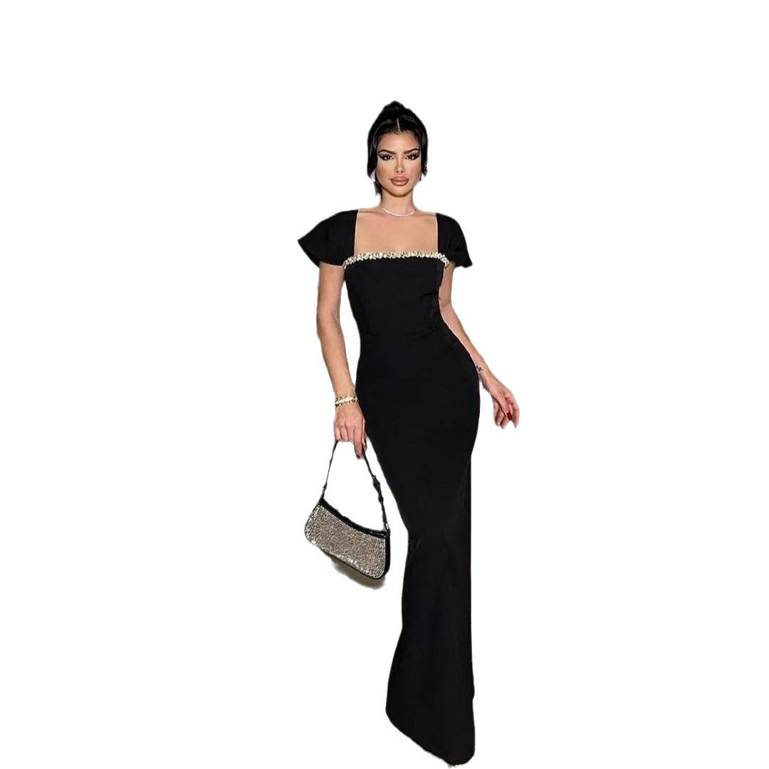 Christmas Dress Formal Occasion Temperament Diamond Dresses