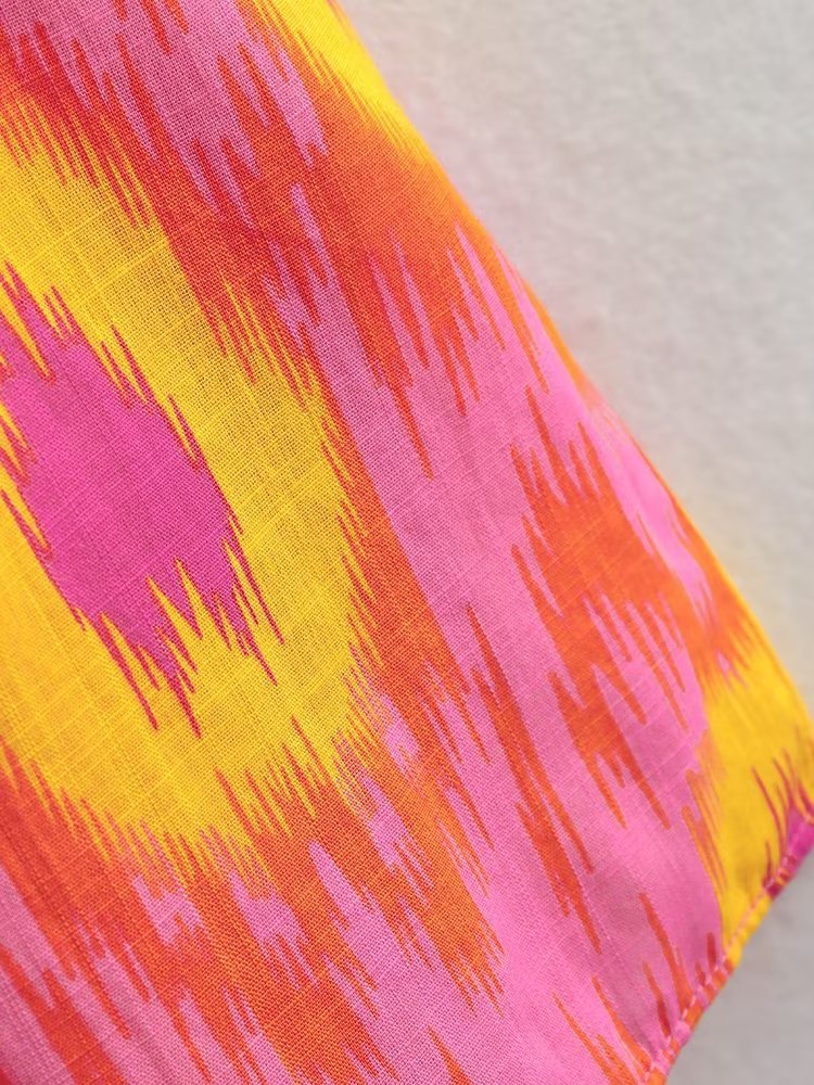 Women's Versatile Printed Midi Sleeve Dress Dresses