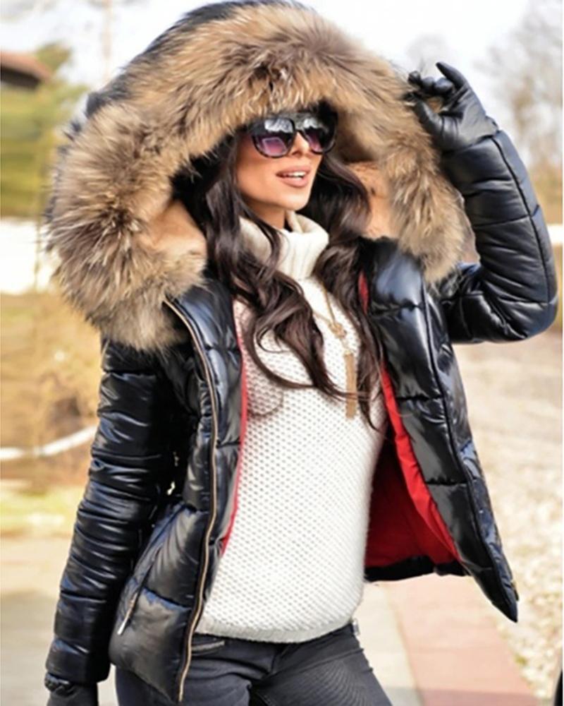 Women's Attractive Slouchy Fashion Down Cotton Coats