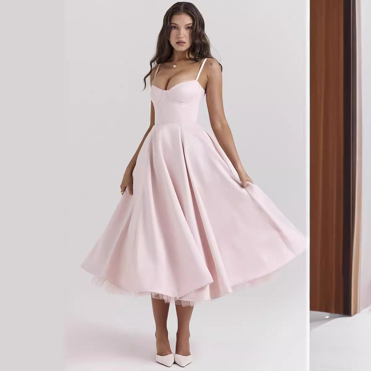 Princess Dress French Mesh Swing Floral Dresses