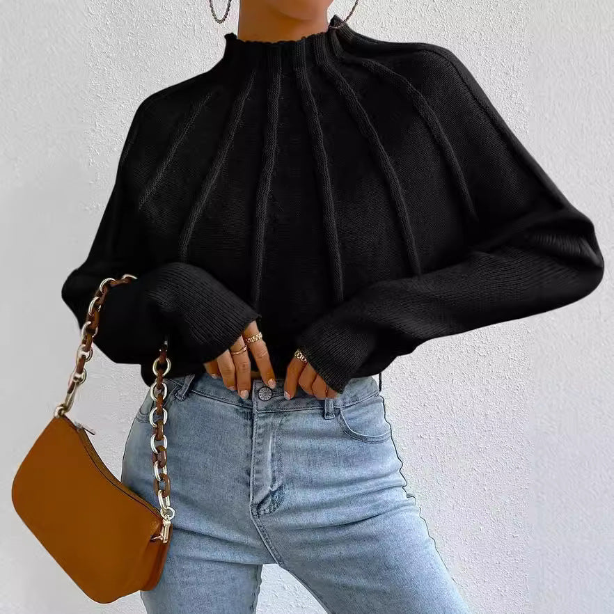 Women's Knitted Pullover Elegant Inner Match Sweater