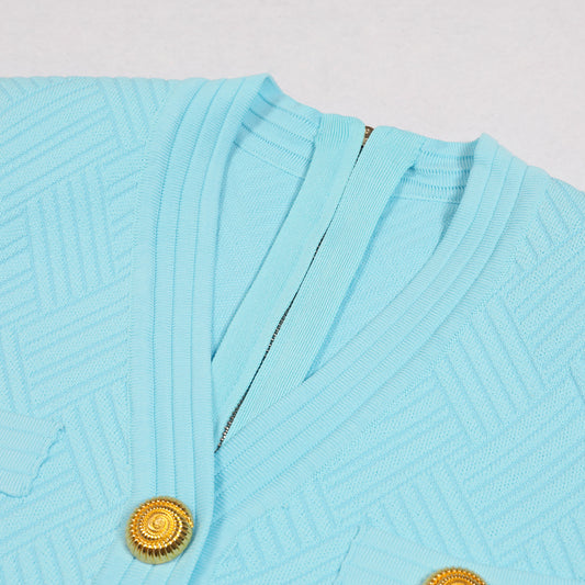 Women's Quality Knitted Slim Fit Slimming Sleeve Dresses