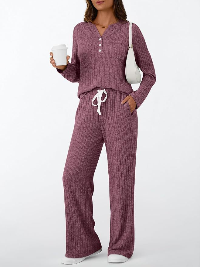 Pretty Women's Outerwear Casual Trousers Set Women's Sweater