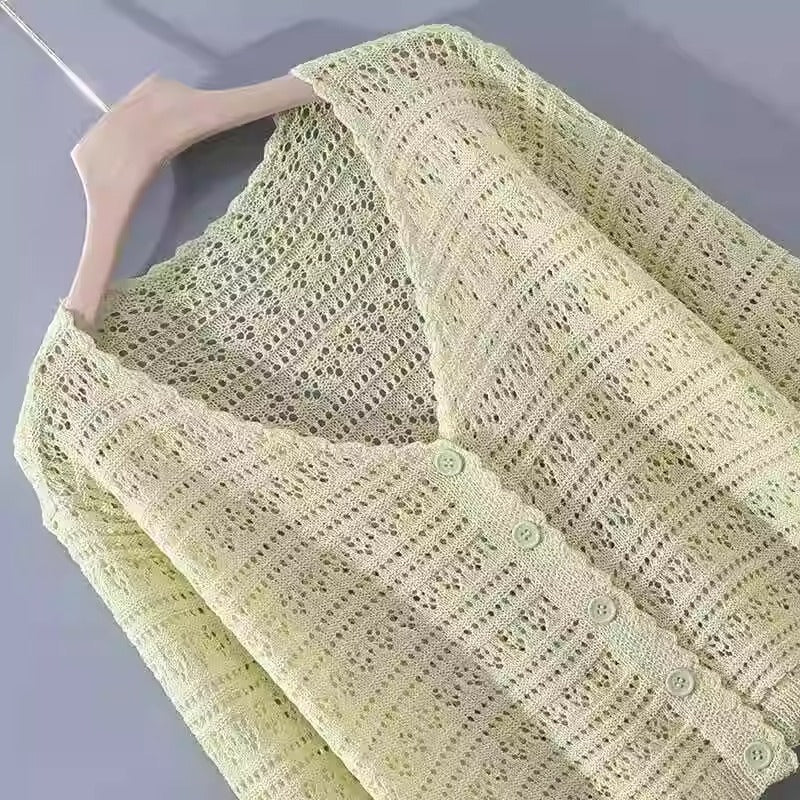 Women's Shawl Outer Matching Halter Air Conditioning Shirt Skirts