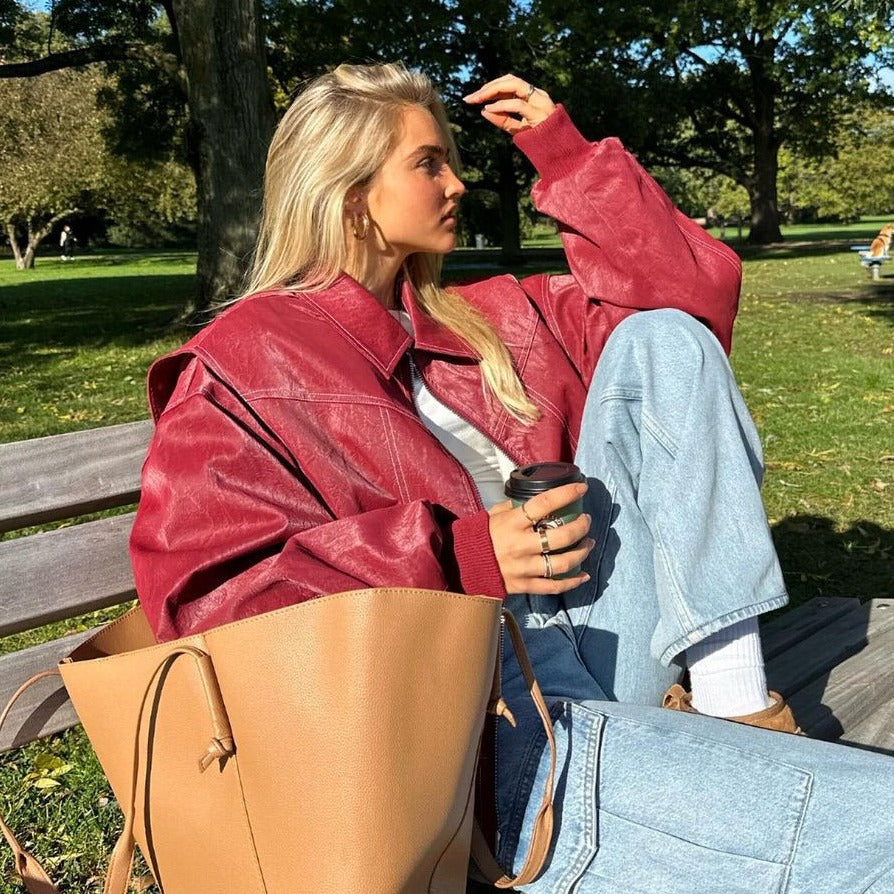 Women's Innovative Fashion Loose American Retro Jackets