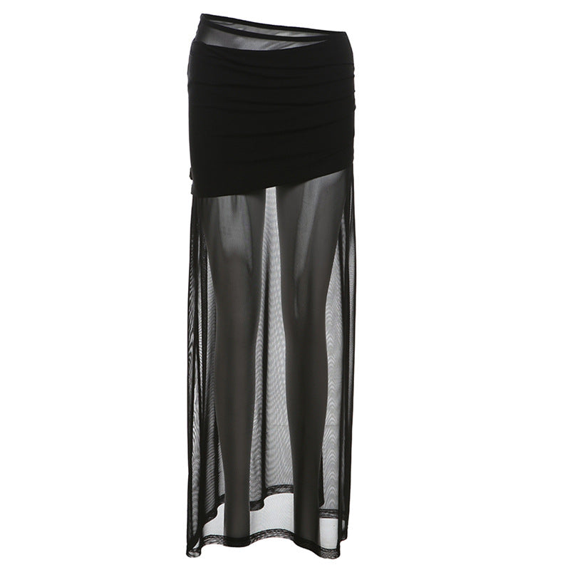 Women's Summer Solid Color Slimming Street Fashion Skirts