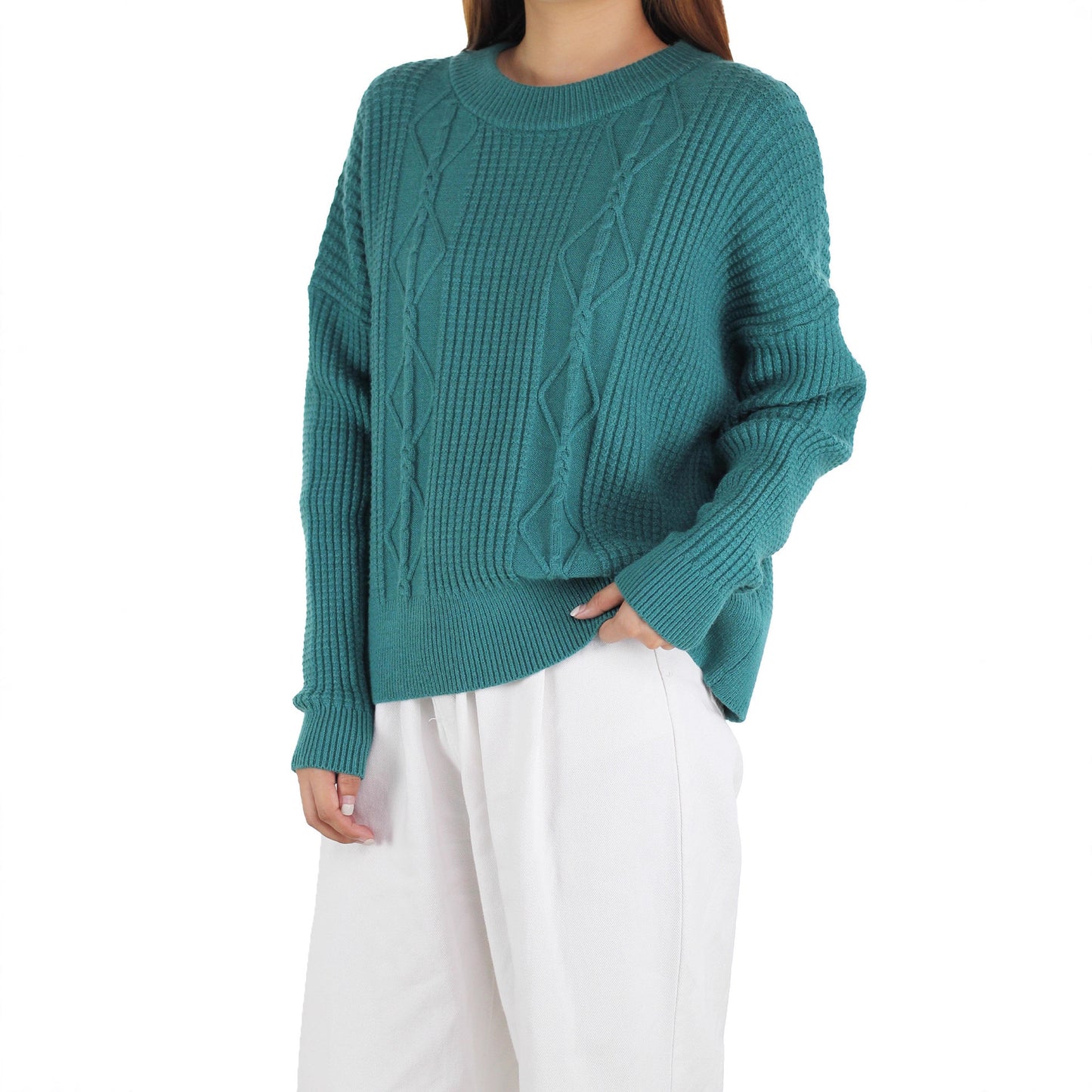 New Women's Pullover Long Sleeve Knitted Women's Sweater