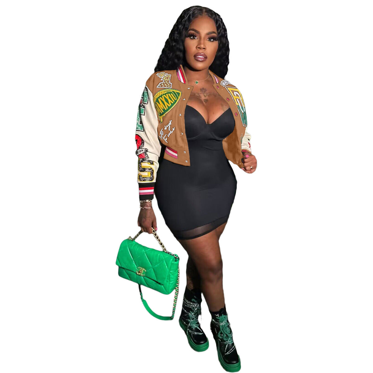 Thread Woolen Baseball Full Positioning Printing Jackets