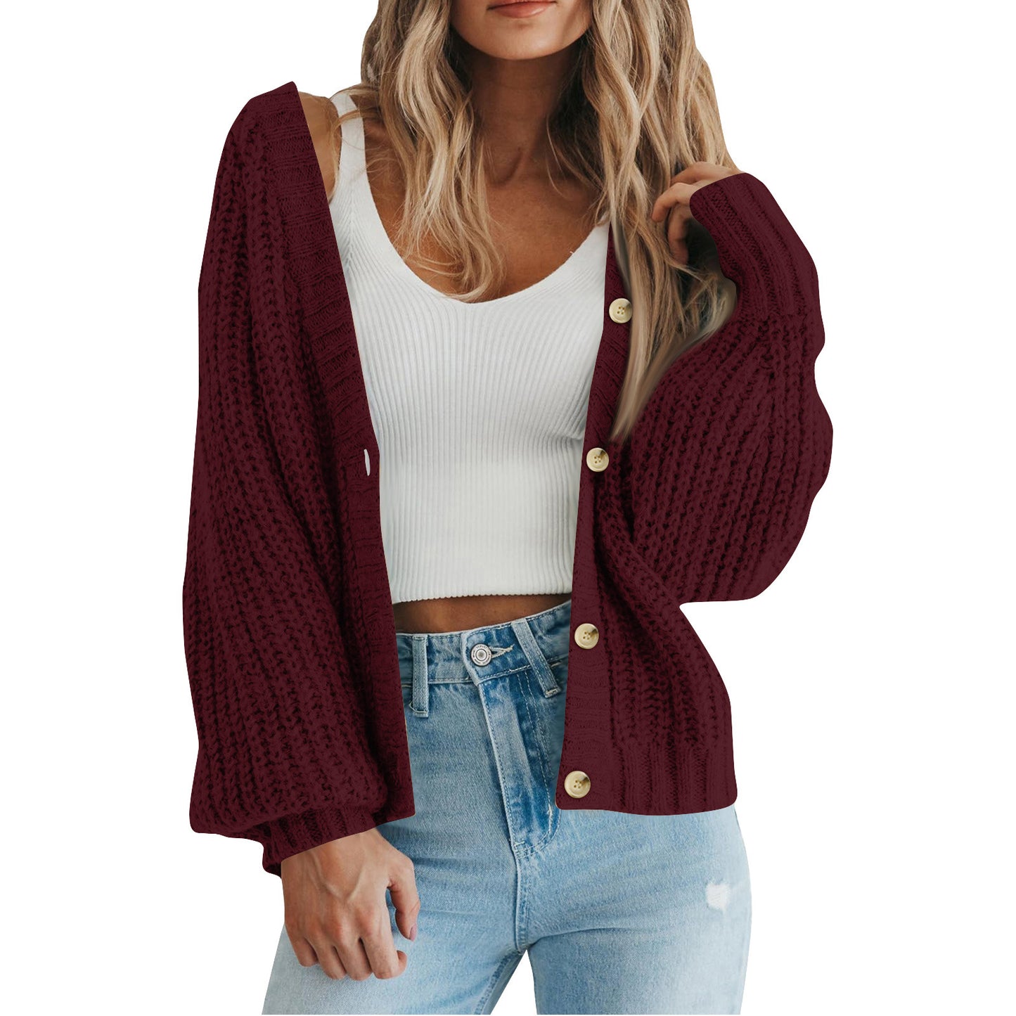 Women's Versatile Classy Glamorous Loose Knitted Knitwear