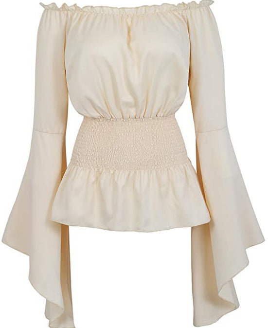 Classy Women's Long Sleeve Renaissance Medieval Dress