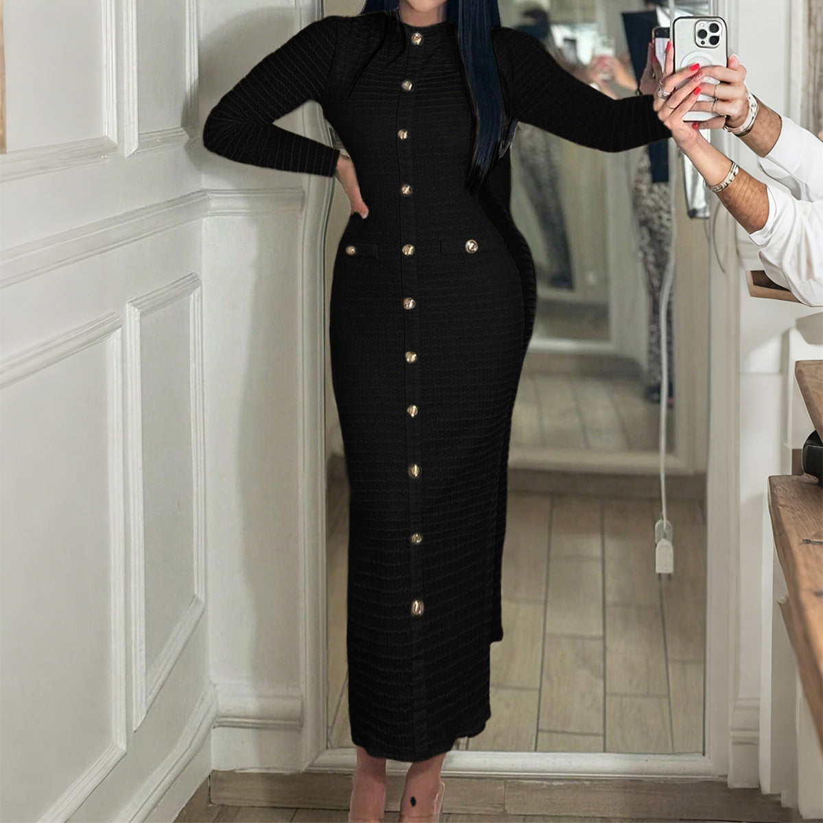 Women's Elegant Graceful High-grade Sheath Maxi Dress