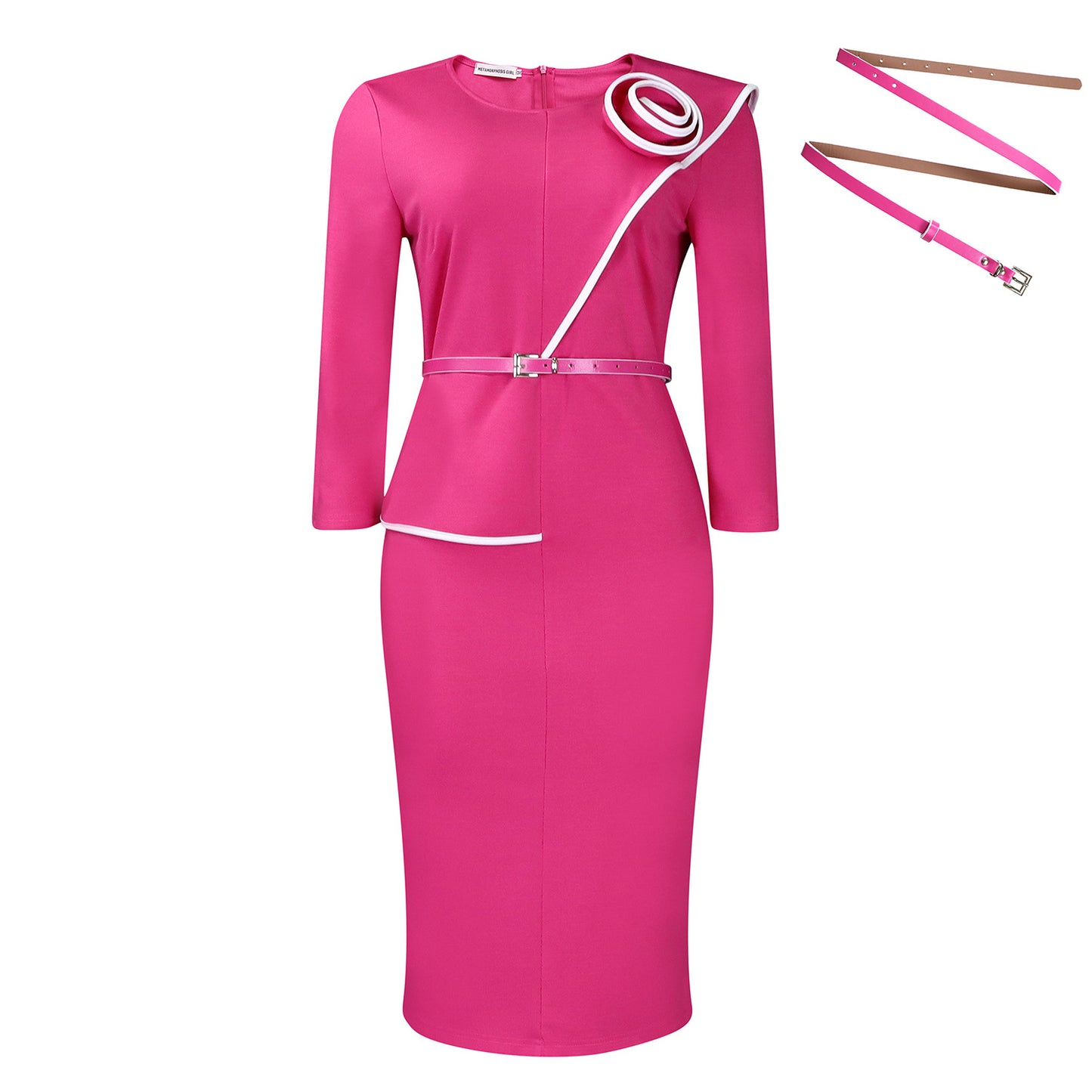 Women's Spring Fashionable Elegant Ol Pencil Sheath Dress