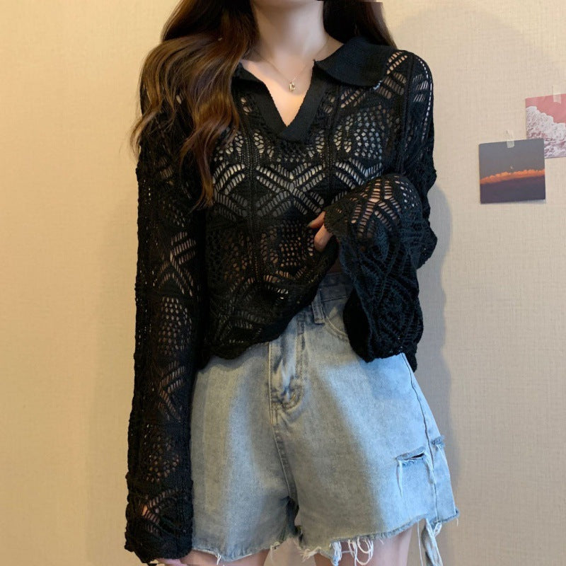 Women's Niche Early Spring Long Sleeve Fresh Sweet Sweaters