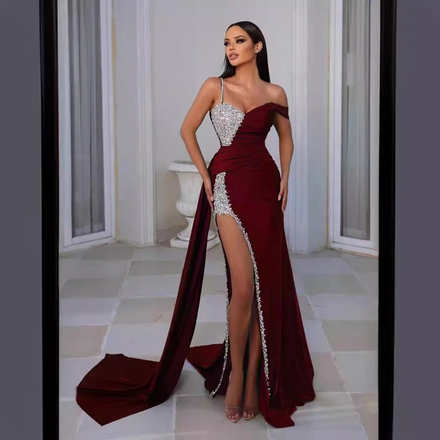 Women's Sexy Sequined Elegant Prom Party Dress Dresses