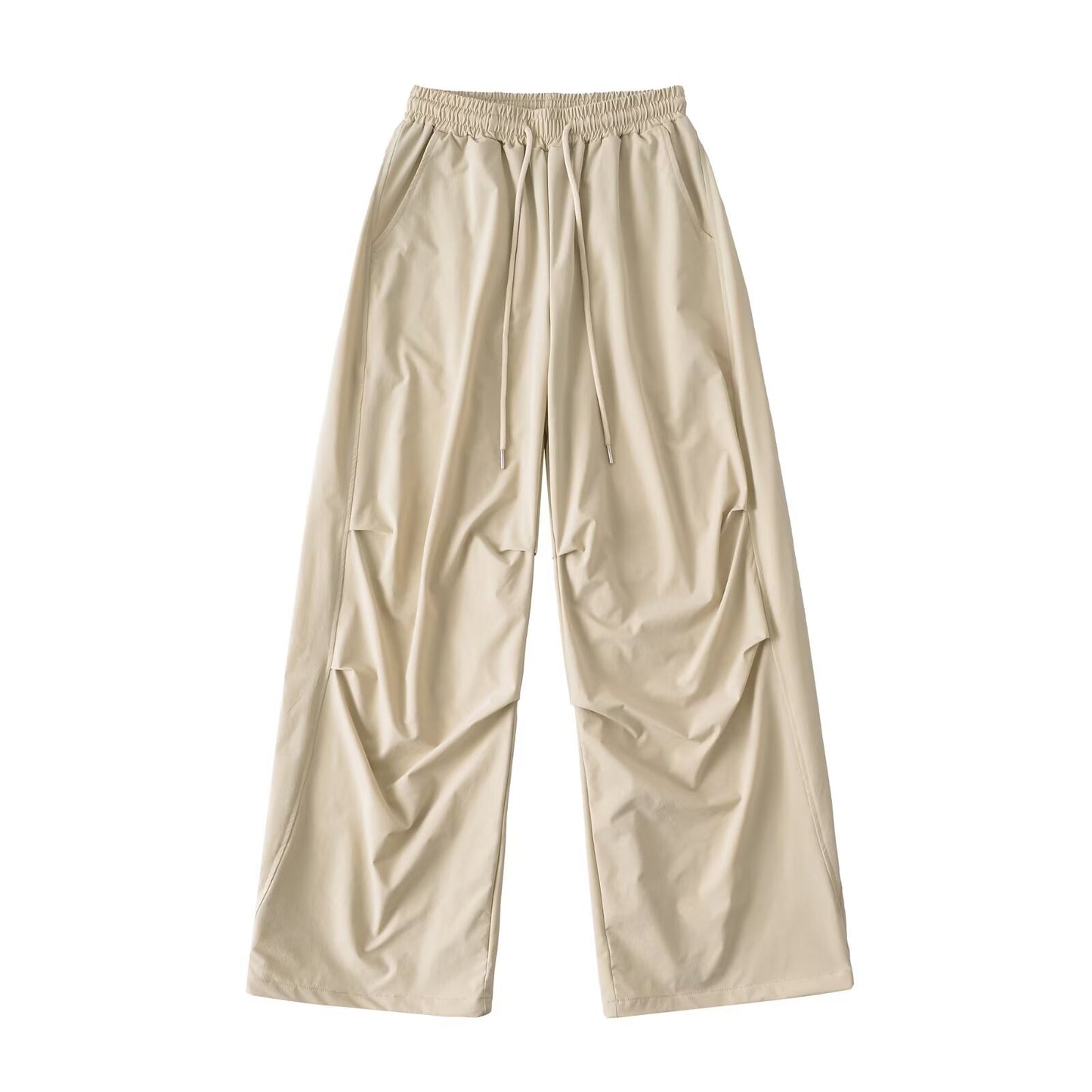 Women's Elastic Waist Drawstring Loose Hip Hop Dance Pants
