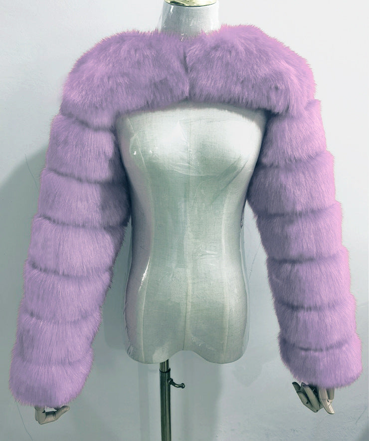 Women's Fur Shawl Super Fashion Wear Sexy Coats