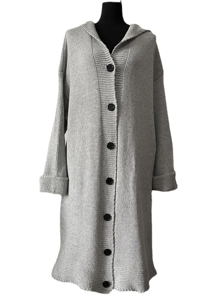 Women's Charming Classy Hooded Loose Long Sweaters