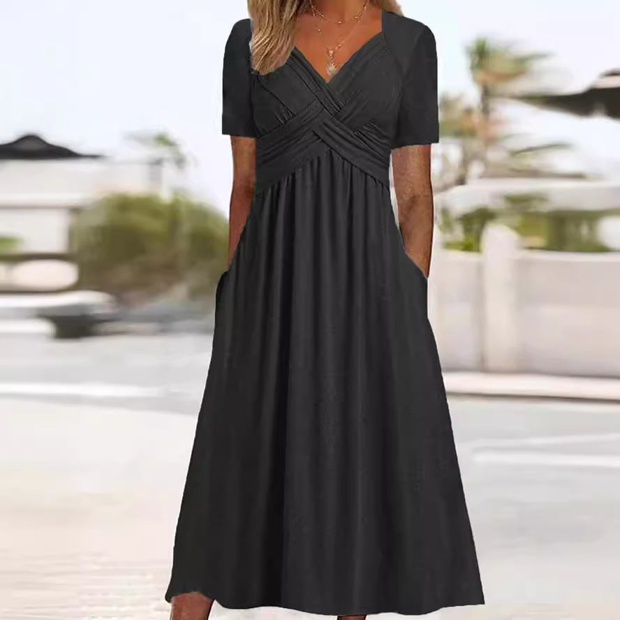 Women's Versatile Summer Sleeve Dress Special Dresses