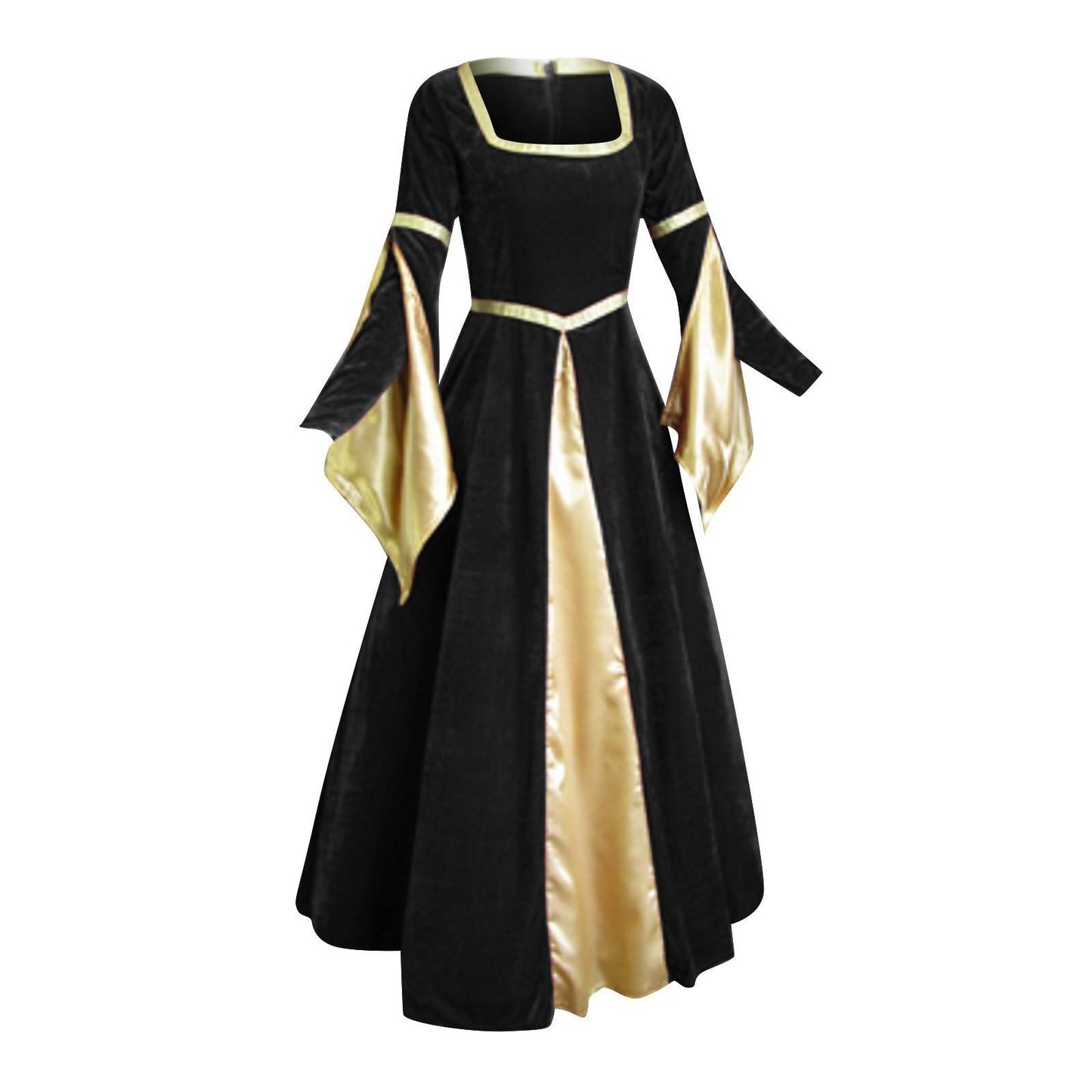 Women's Stylish Long-sleeved Dress Renaissance Medieval Dresses