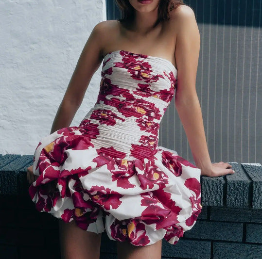 Women's French Style Personalized Dress Spring Tube Dresses