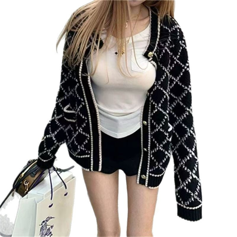 Women's Knitted Design Sense Niche Lazy Sweater