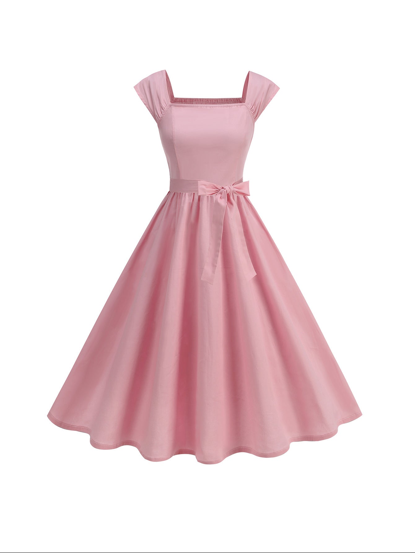 Women's Dress Plaid Large Swing Tube Summer Dresses