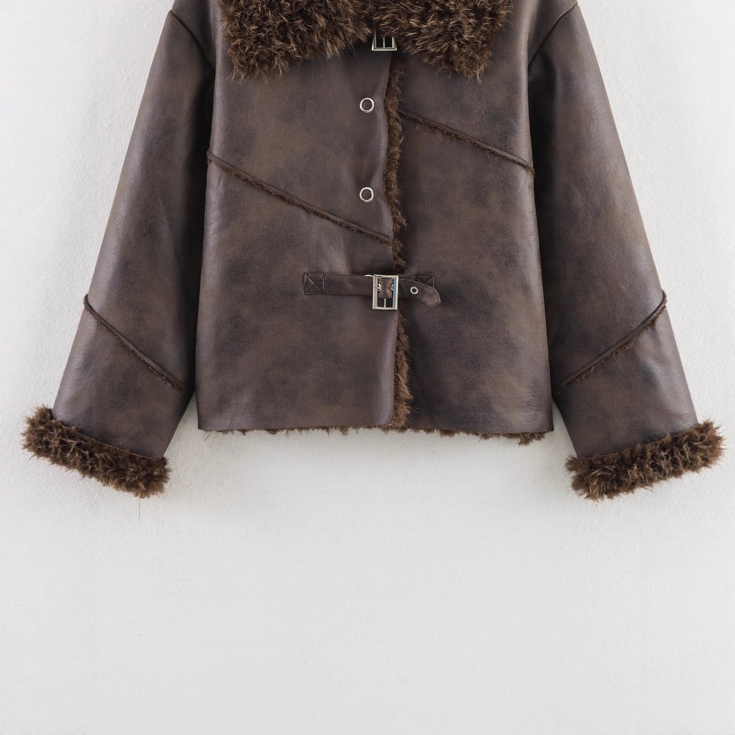 Women's Innovative Fashion Casual Fur Thickened Coats