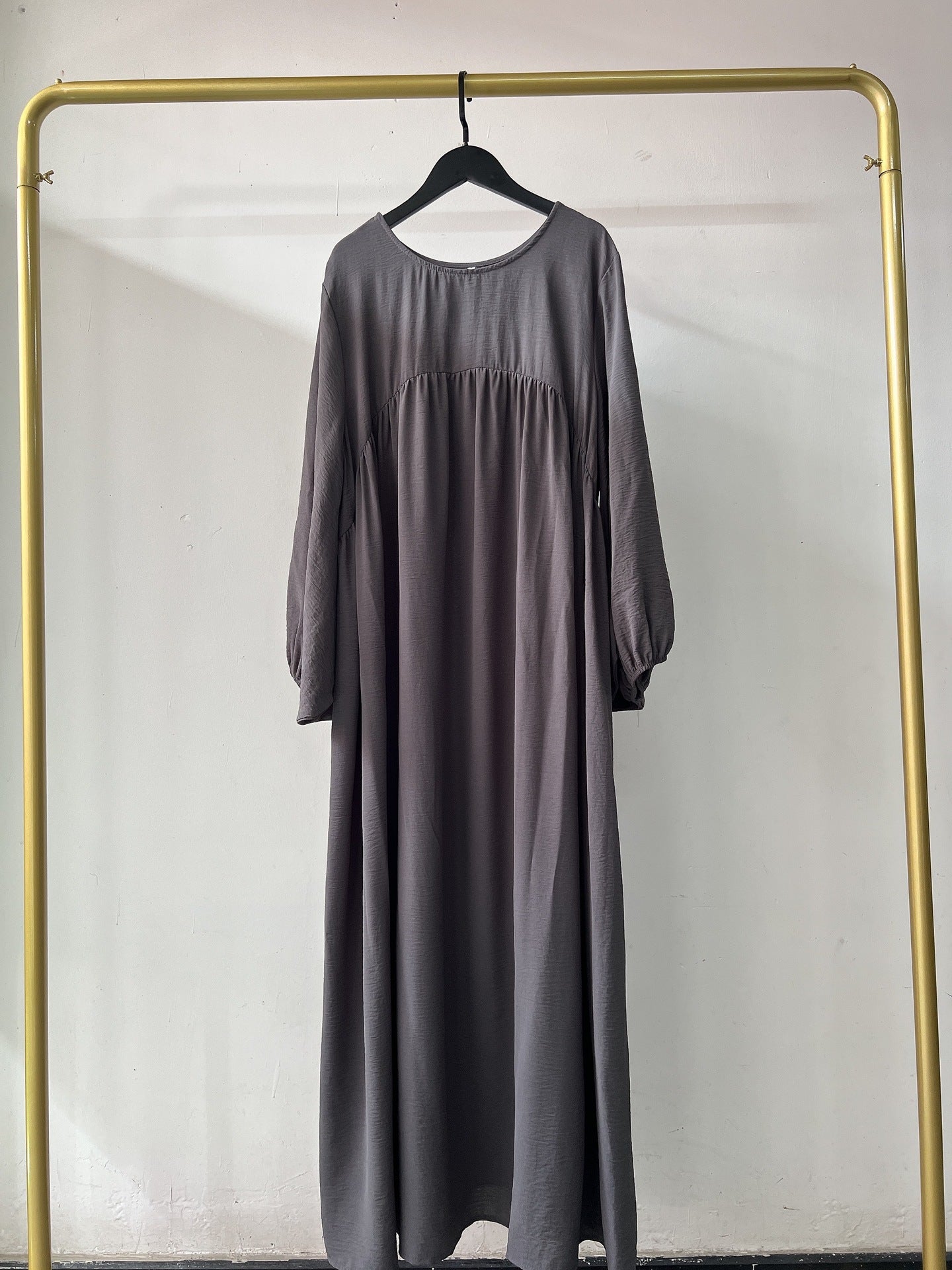 Large Swing Solid Color Loose Sweet Dress