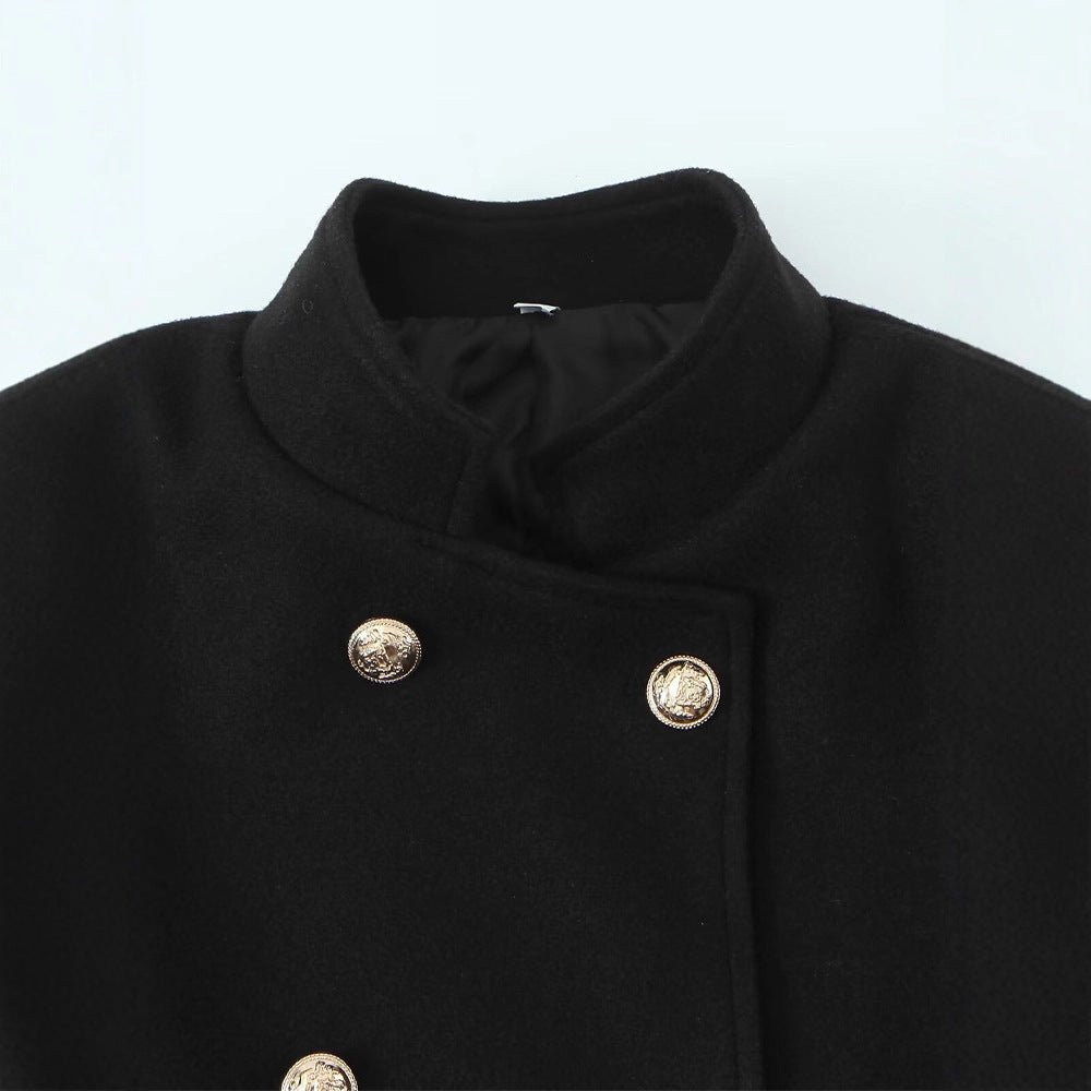 Women's Refined Stylish Versatile Minimalist Blended Double Coats