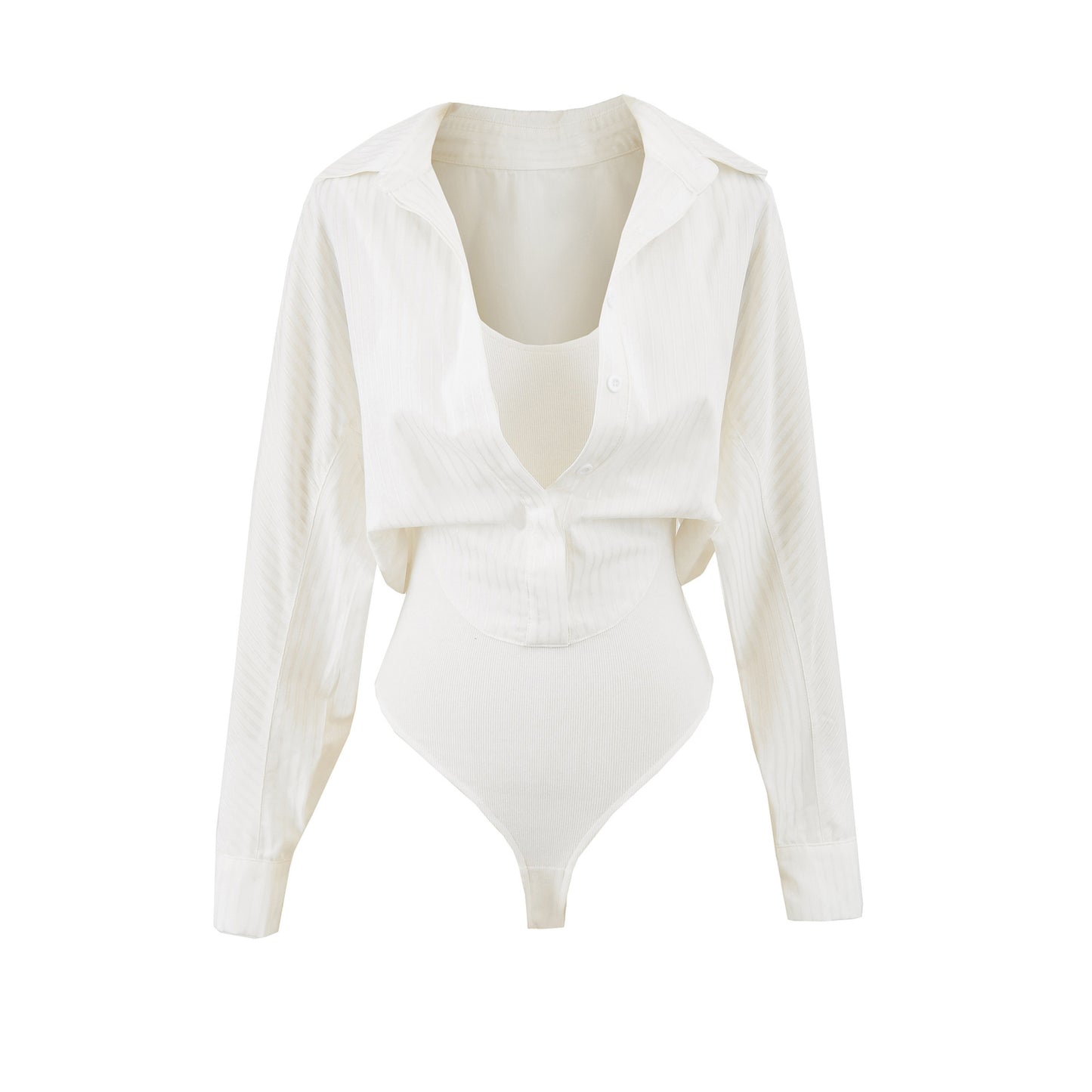 Women's Autumn Hot Fake Two Pieces Lapel Jumpsuits