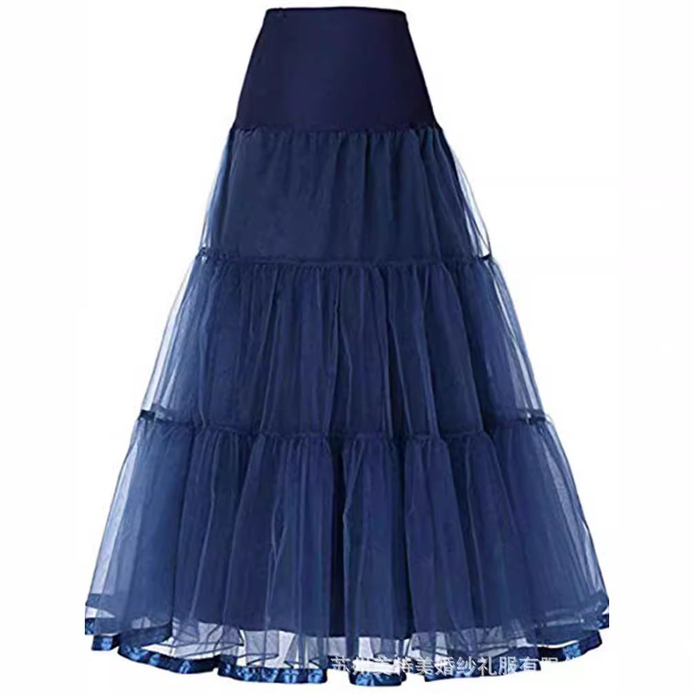 Boneless Pannier Swing Dress Crinoline Long Wedding Dresses