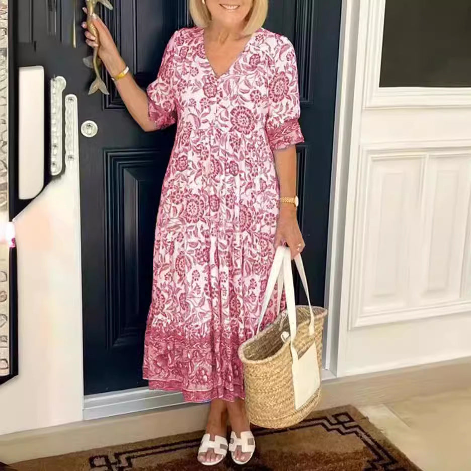 Fairy Floral Dress Seaside Holiday Beach Dresses