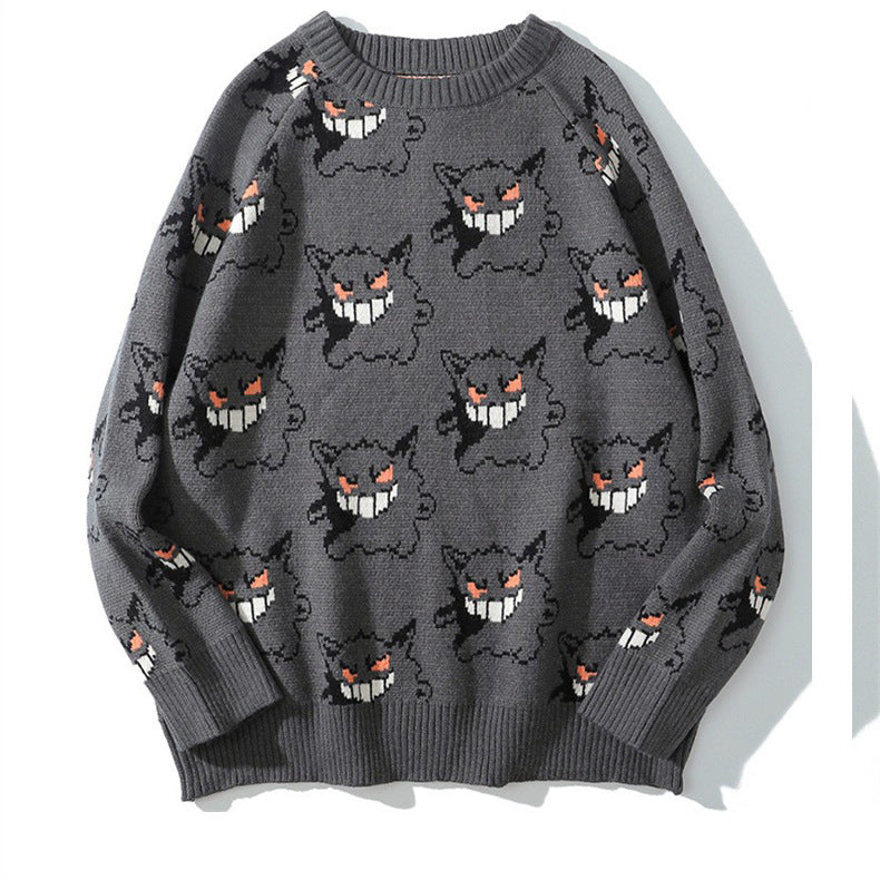 Women's & Men's & Source Two-dimensional Hip Hop Loose Sweaters