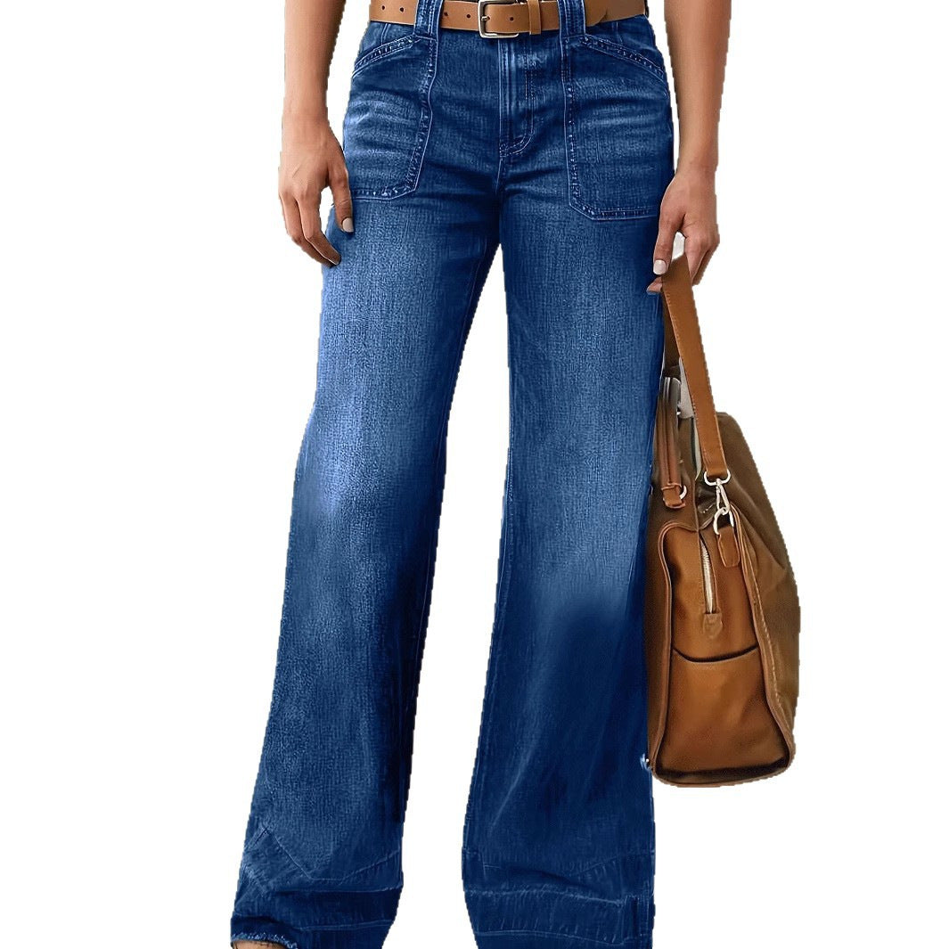 Women's Long High Quality Fashion Casual Four Jeans