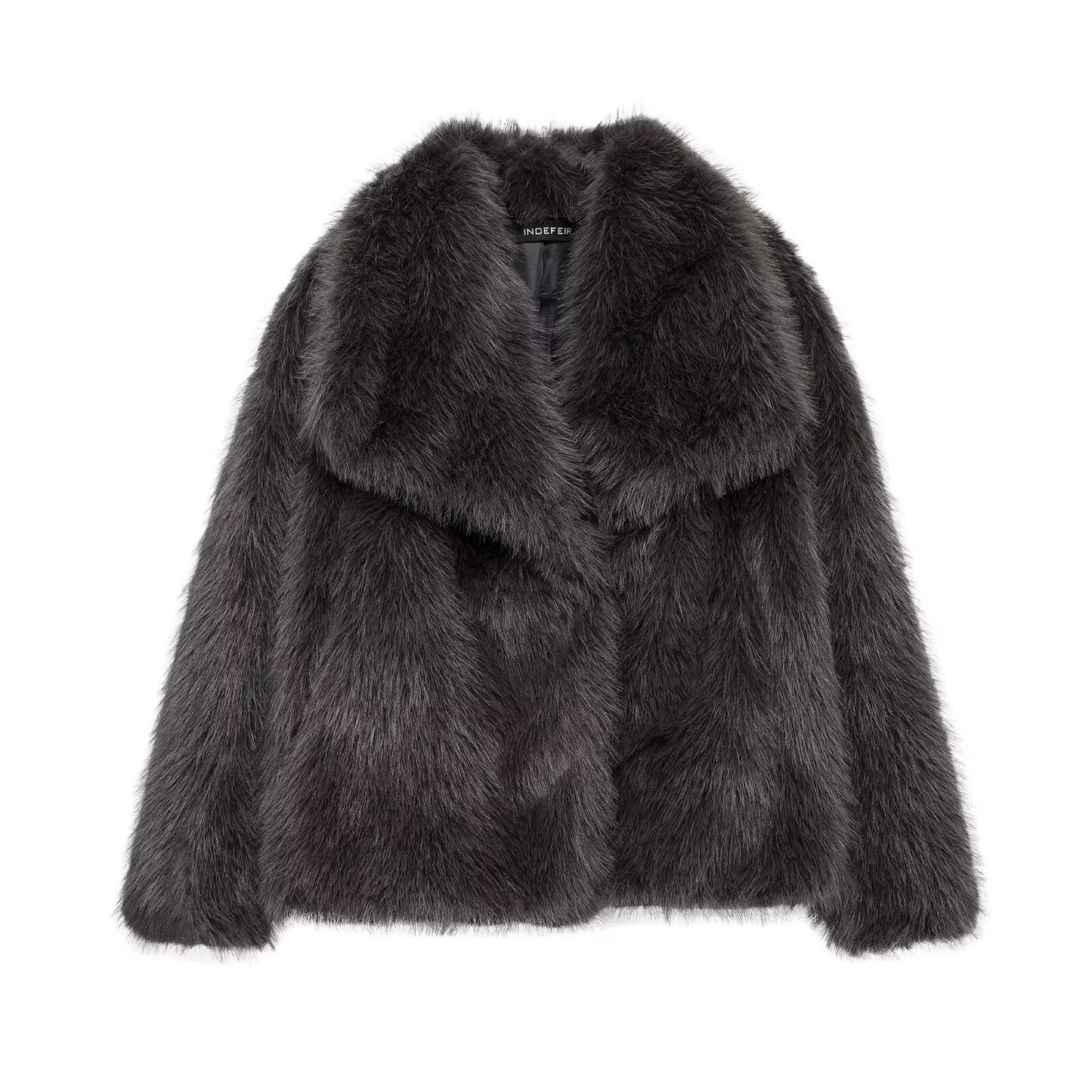 Women's Winter Fashionable Elegant Artificial Fur Coats