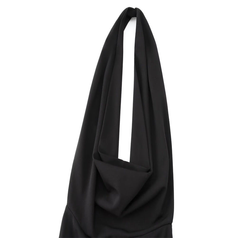 Women's French Style Pure Desire Sexy Halter Backless Jumpsuits