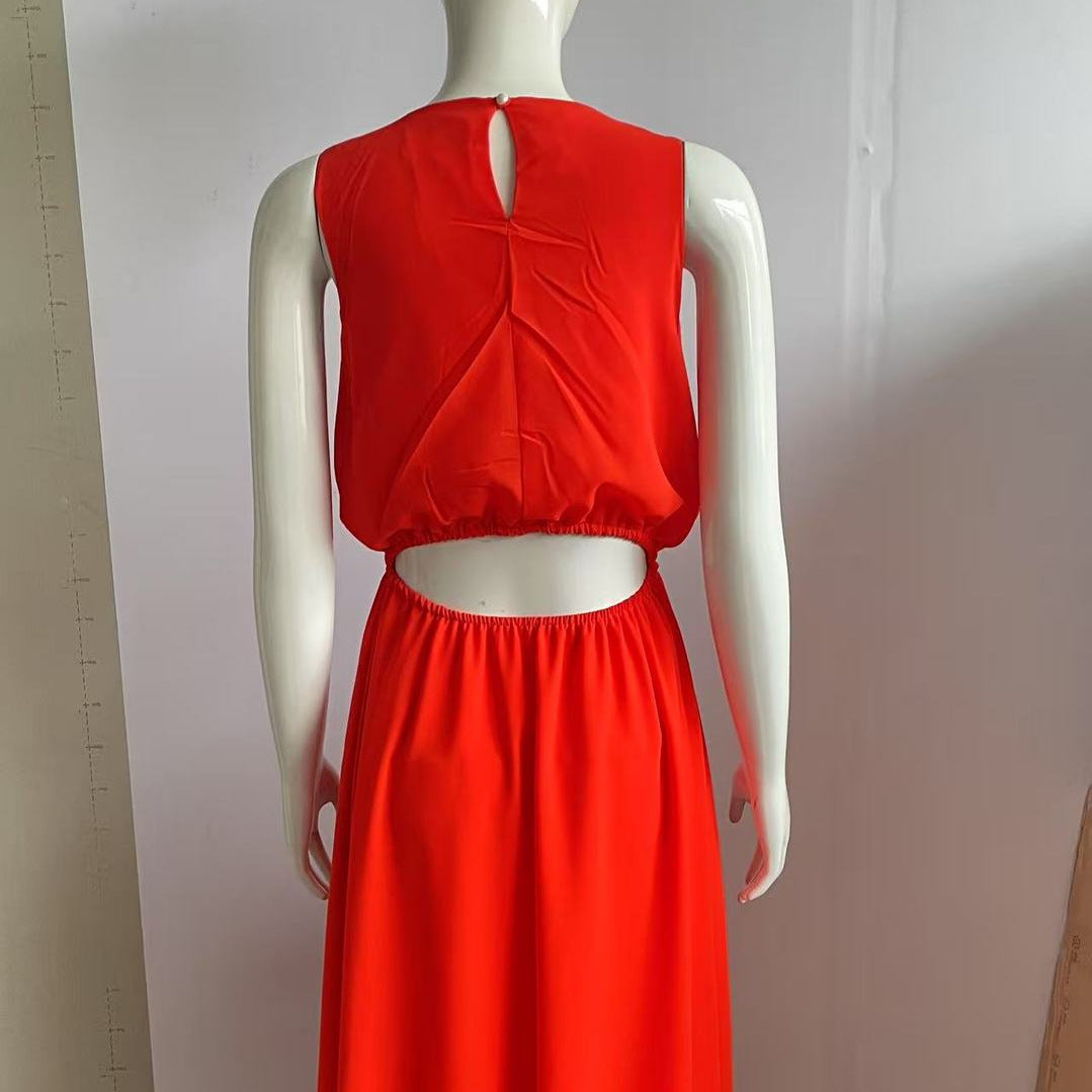 Classic Pretty Attractive Women's Sleeveless Waist Dress