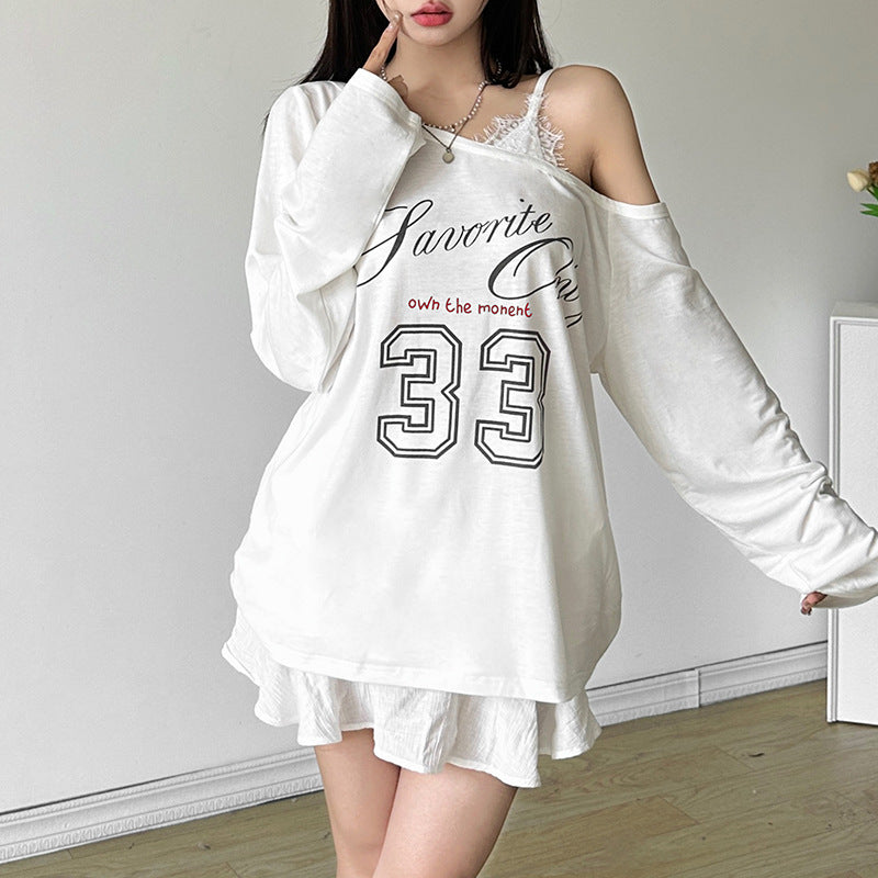 Women's Autumn Solid Color Loose Street Fashion Blouses