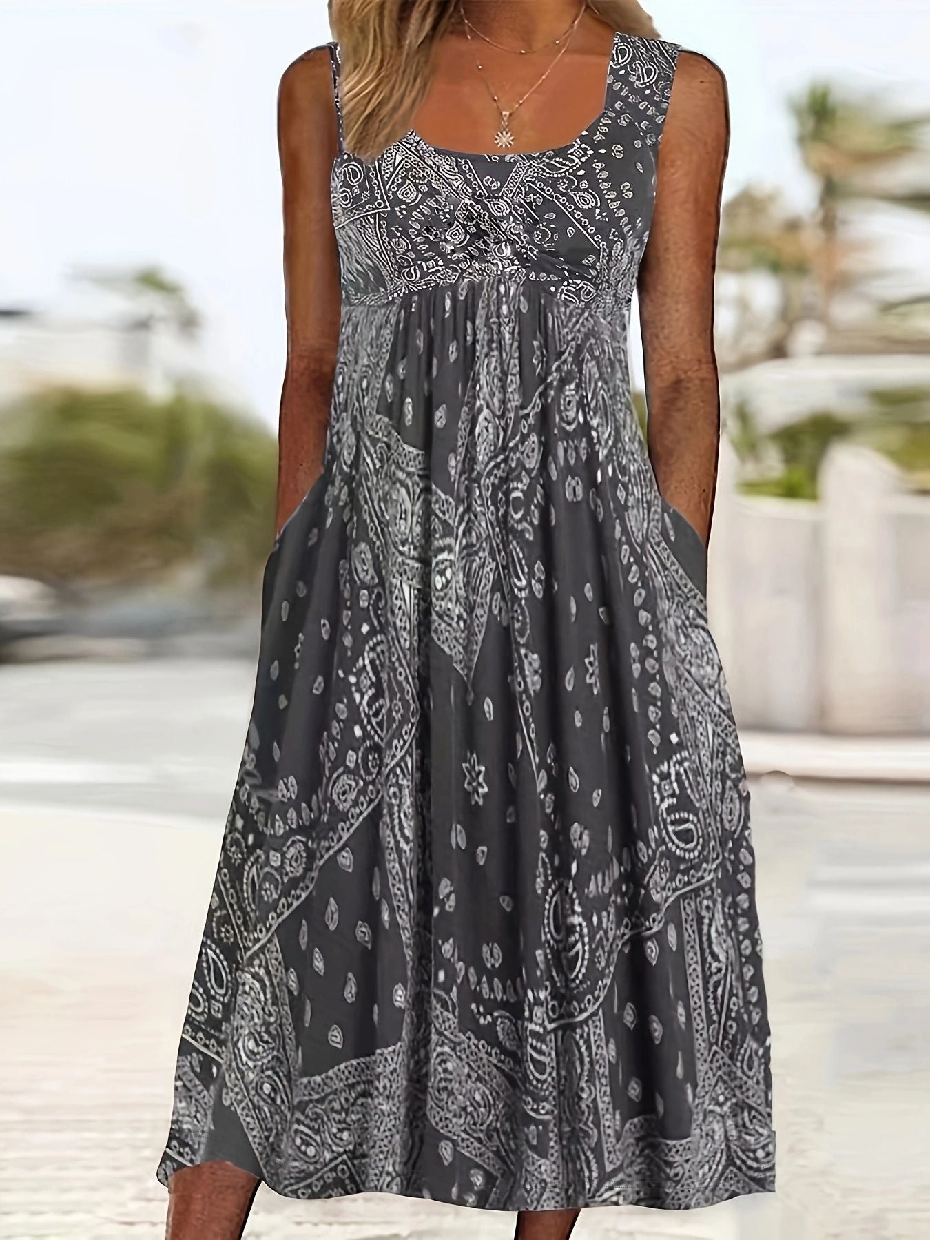 Summer Label Retro Loose Vacation Style Vests