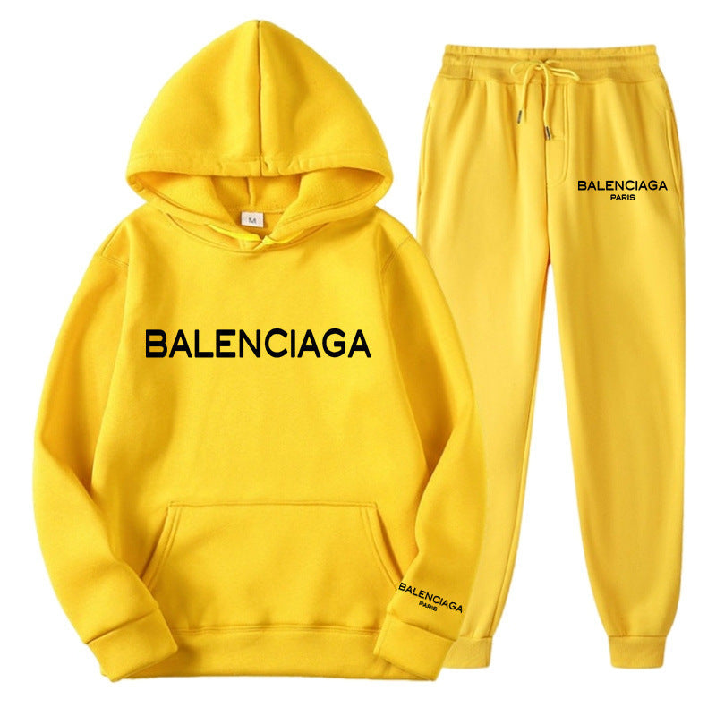 Women's & Men's Trendy Letters High Street Loose Fleece Suits