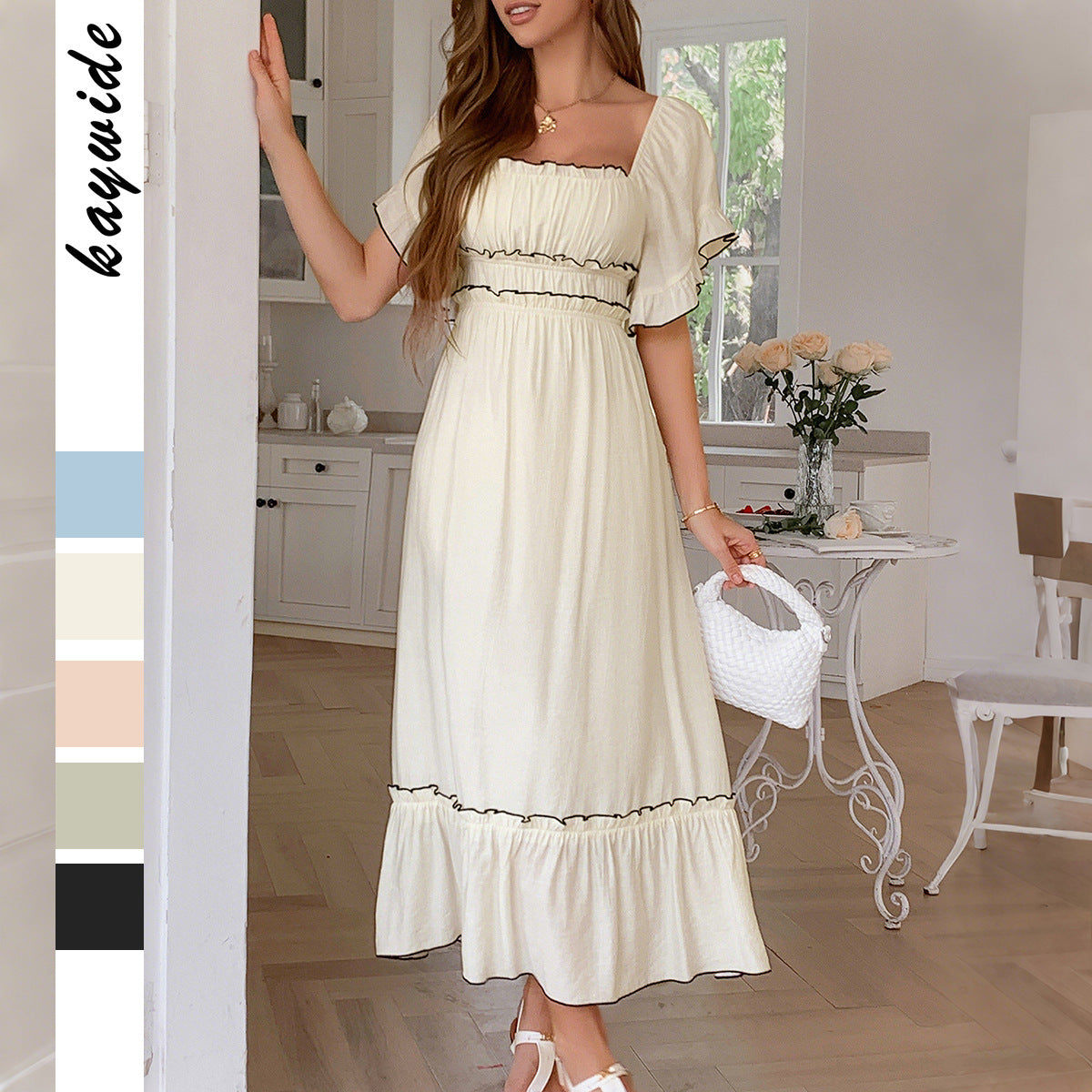 Women's Leisure Vacation Sleeve Simple Maxi Summer Shorts