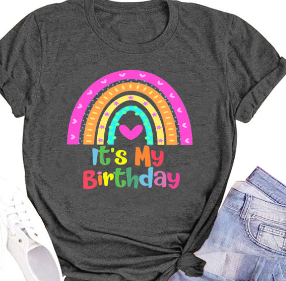 Women's Attractive Pretty Printed Cotton T-shirt Blouses