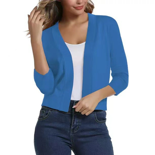 Beautiful Women's Elegant Simple Versatile Knitted Shorts