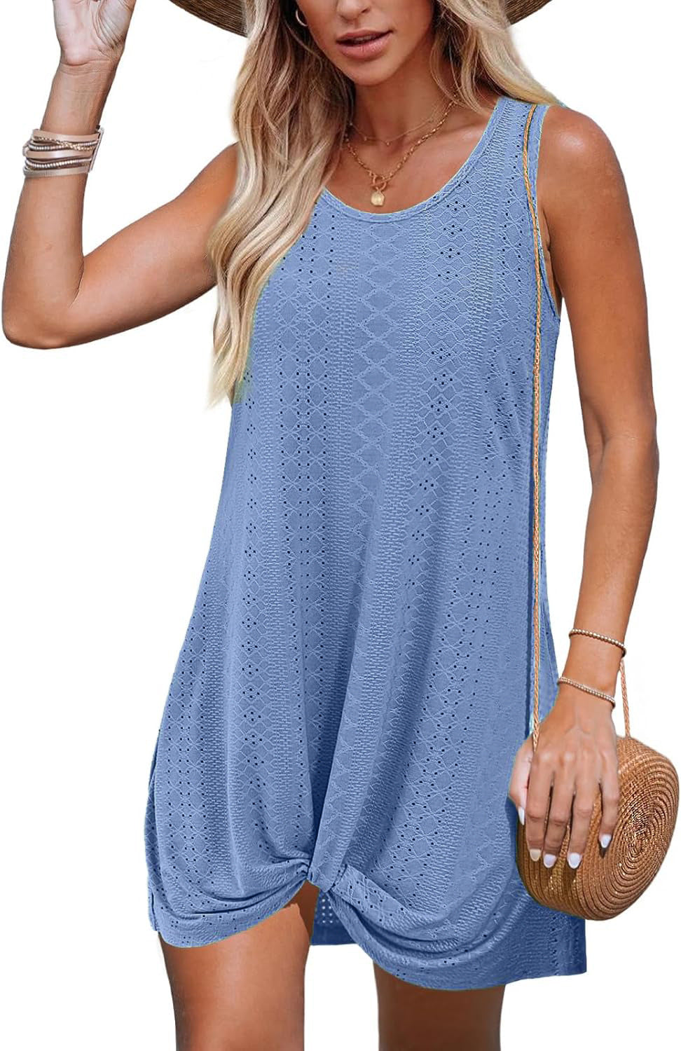 Women's Summer Hollow Beach Vacation Clothes Kinky Dress