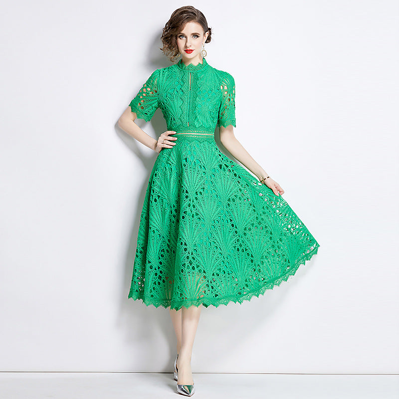Women's Dress For Summer Crochet Embroidery Design Sense Niche Chic Dresses