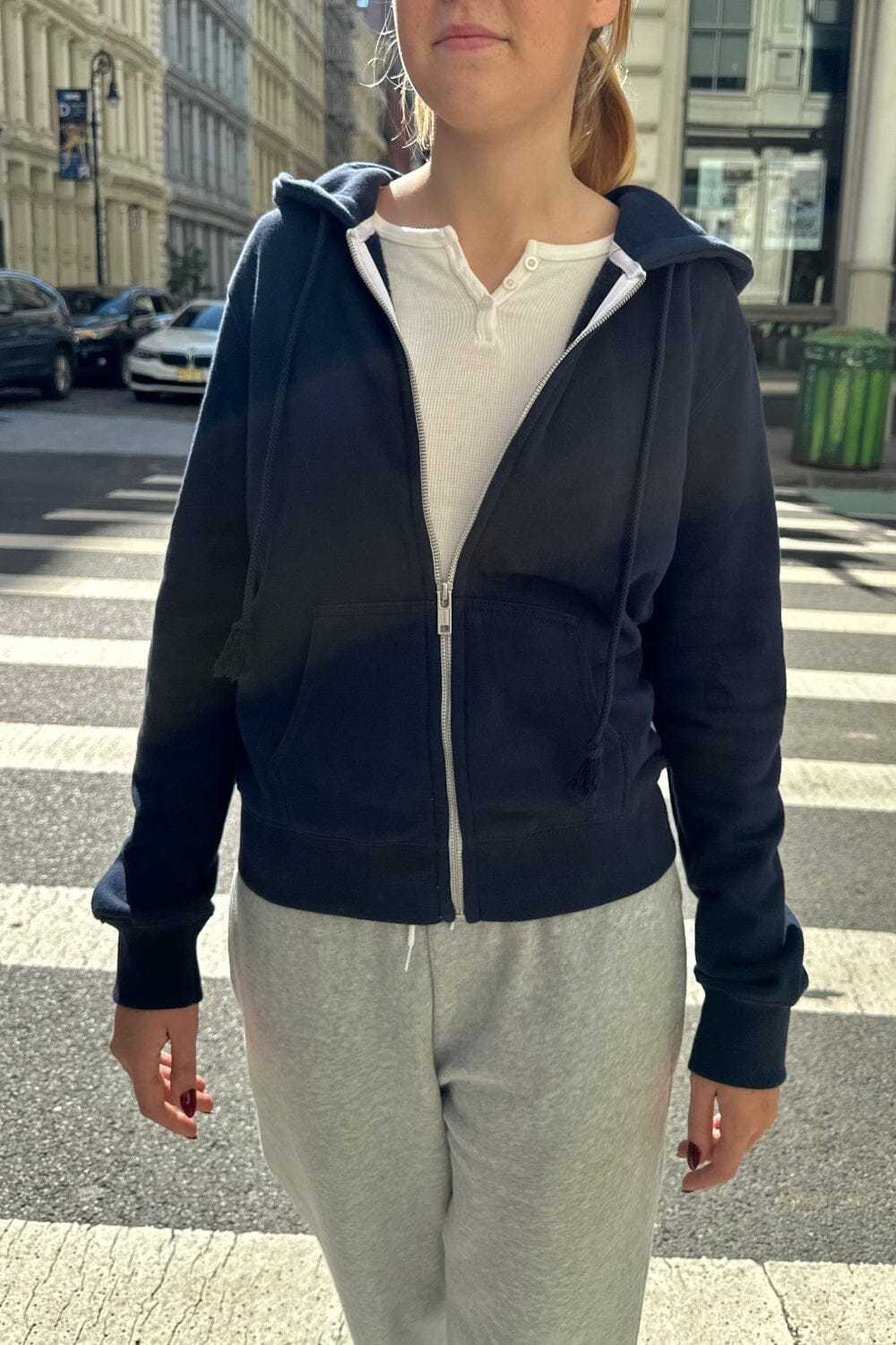 Women's With Zip Autumn Loose Trendy Hooded Long Sleeve Cardigans