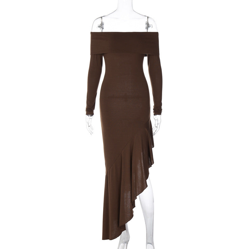 Women's Style Fashion Wear Elegant Long Sleeve Dresses
