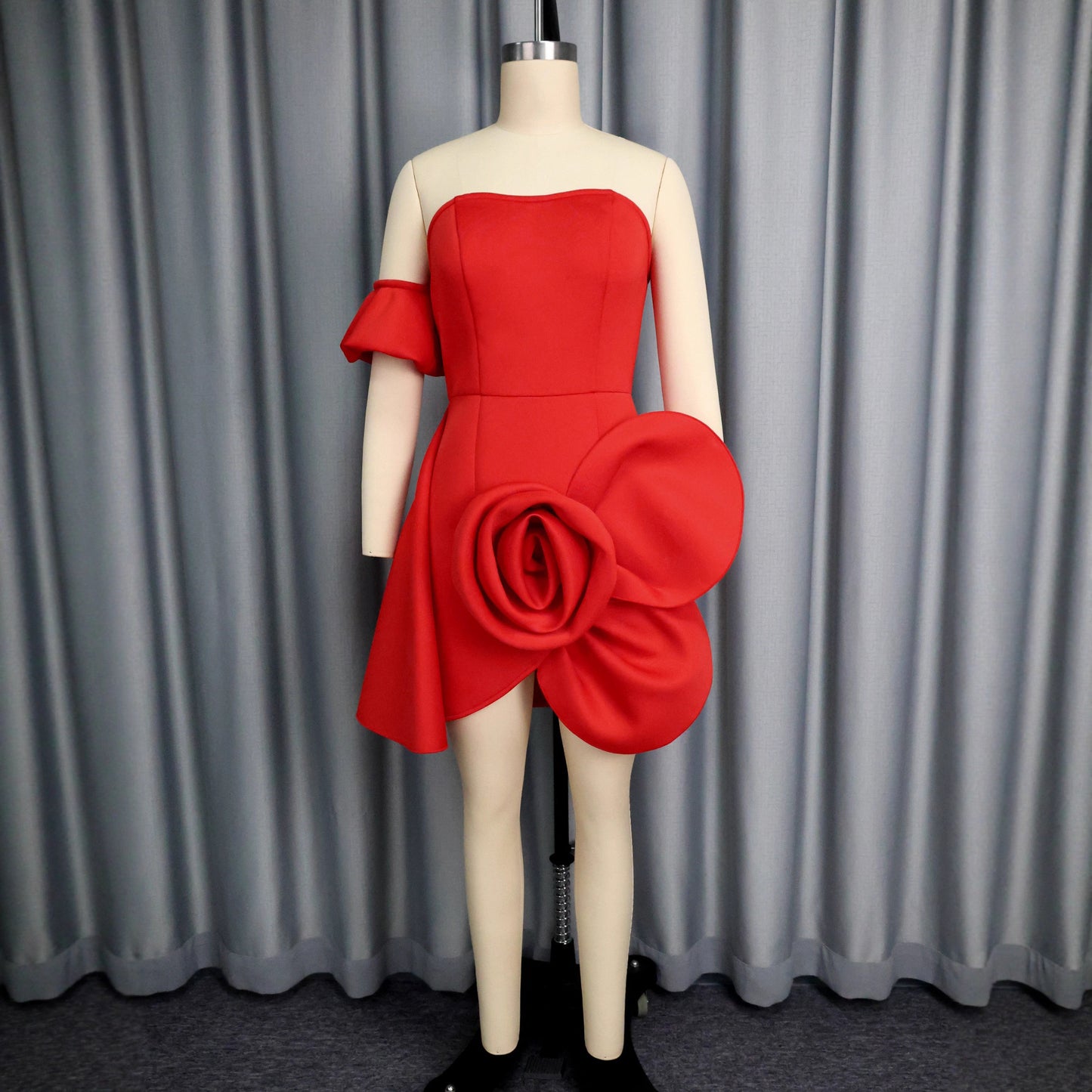 Personalized Design Sexy Tube Dress Asymmetric Dresses